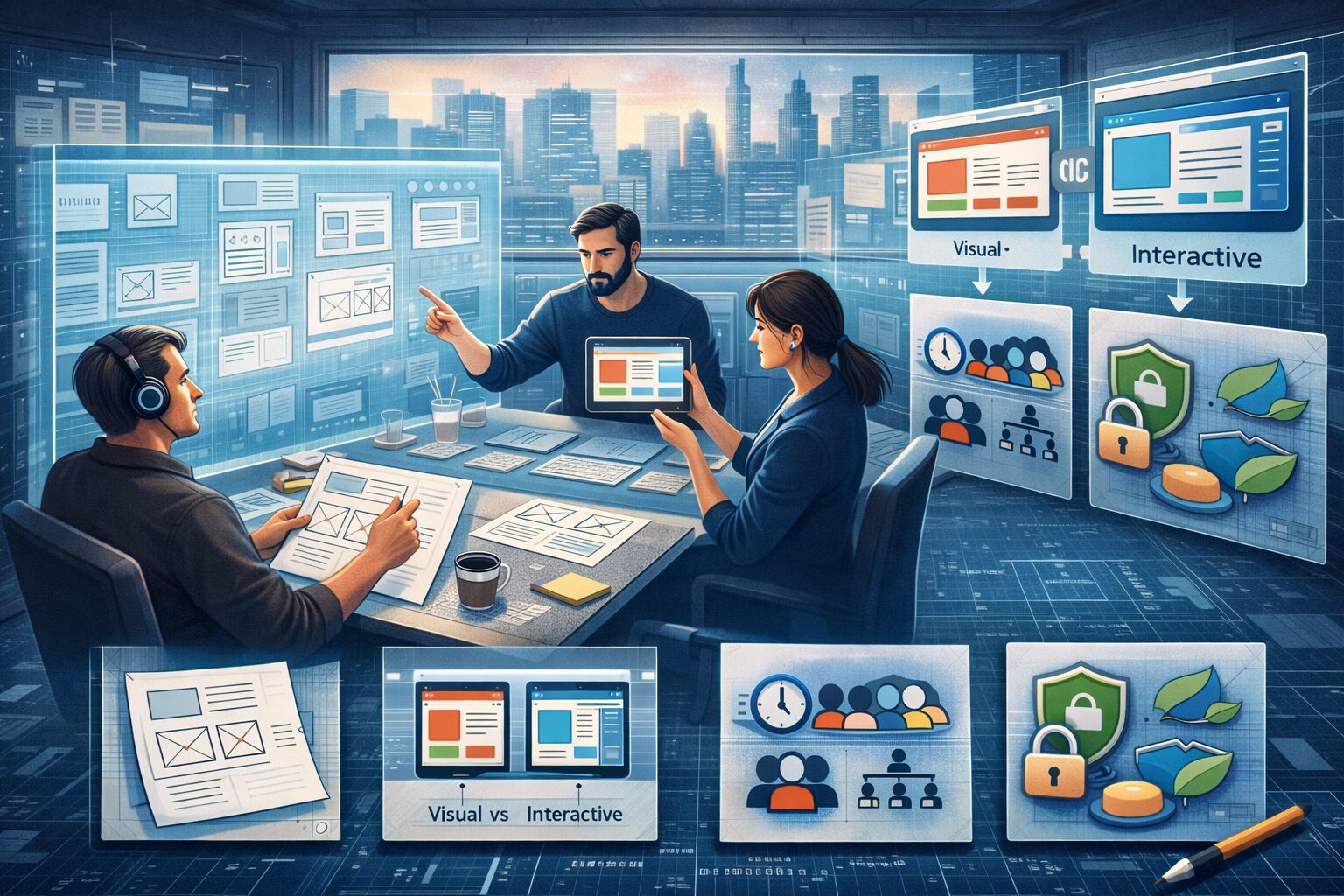 ما هو الـ Wireframe